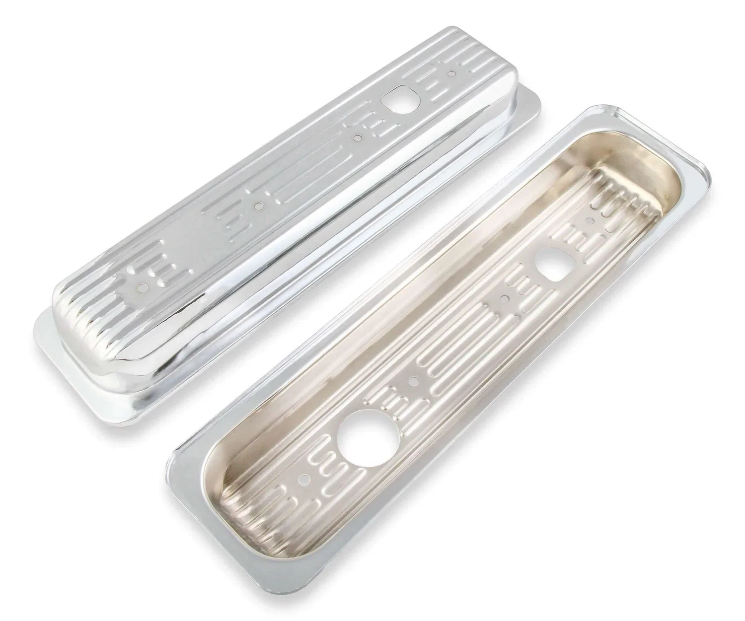 Mr. Gasket Chrome Valve Covers Caps - 9847
